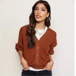 Anthropologie ABLE  Marlene cropped  ginger bread   size XXL  $128 msrp